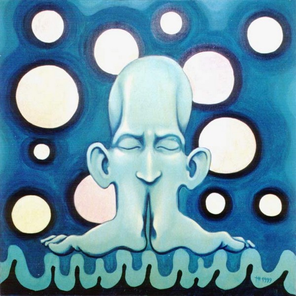 Meditazione - dipinto di Tomaso Pirrigheddu