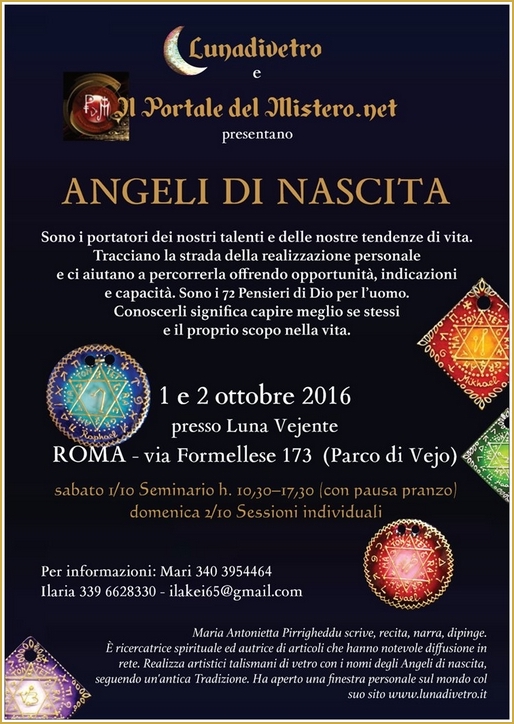 Angeli di nascita - seminario a Roma